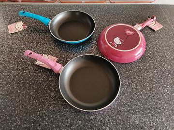 Pentole Hello Kitty cm 24 in alluminio con fondo a