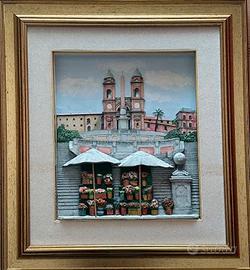 Quadro Fausto Battelli con cornice