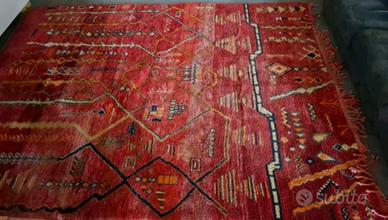 tappeto berbero annodato a mano