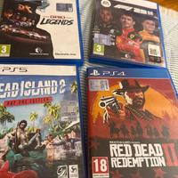 Giochi play5 ps5 f1 grid dead island red dead 2