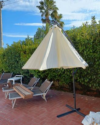 N.2 OMBRELLONI GIARDINO MT. 3X3