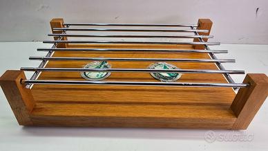 Scaldavivande Rechaud Warmer Bianca in legno