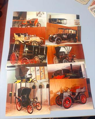 Cartoline vintage auto storiche Museo Torino