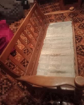 Struttura divano legno 