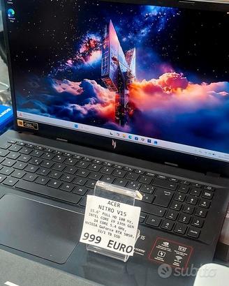 Acer nitro gaming v15 32gb / 1tb
