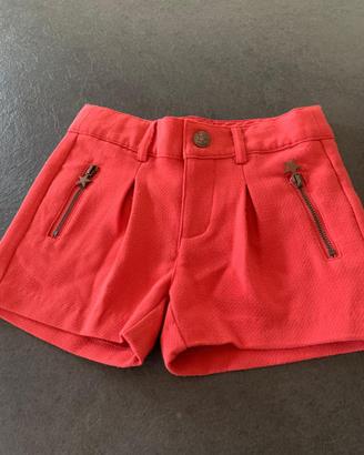 Shorts bambina color salmone