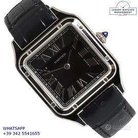 CARTIER Santos Dumont XL WSSA0046 black lacquer F