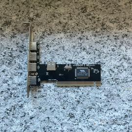 Scheda espansione USB 2.0 PCI