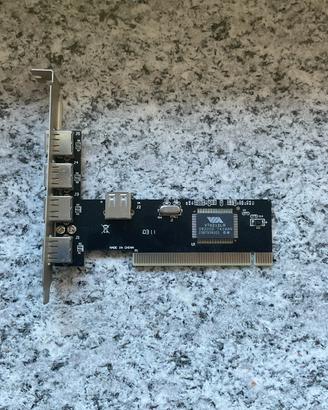 Scheda espansione USB 2.0 PCI