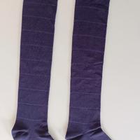 Calza parigina viola nuova.