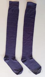 Calza parigina viola nuova.