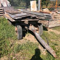 Carro agricolo legno antico