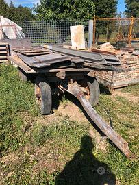 Carro agricolo legno antico