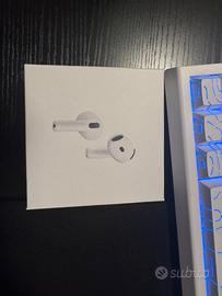 AirPods4 sigillate con 1 anno di garanzia
