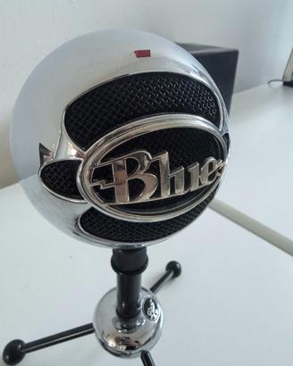 Microfono USB Blue Snowball cromato,