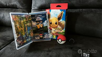 Pokemon Let's Go Eevee + Pokeball Plus