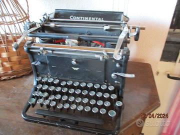 Macchina da scrivere vintage Continental anni 30