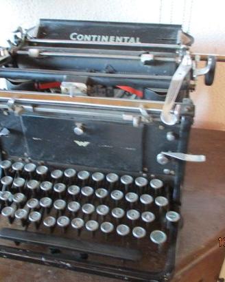 Macchina da scrivere vintage Continental anni 30