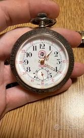 Orologio ferroviario da tasca Perseo