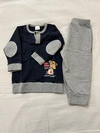 Pigiama felpato bimbo 9 m