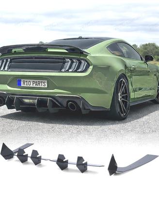 DIFUSORE FORD MUSTANG 15-17 NERO LUCIDO