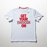 Maglia Nike M Originale - Bianca e Rossa