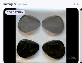 2 coppie di lenti grigie e verdi Bausch & Lomb