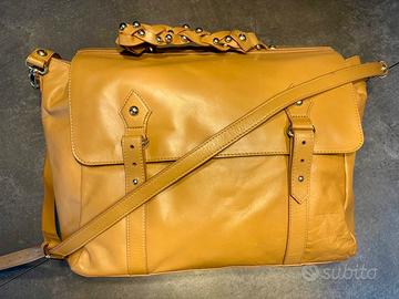 Patrizia Pepe - Borsa a tracolla in pelle cammello