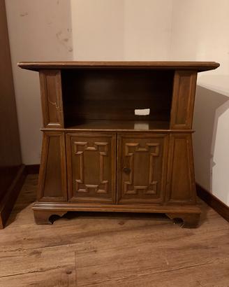 Mobile porta tv antico in legno vintage