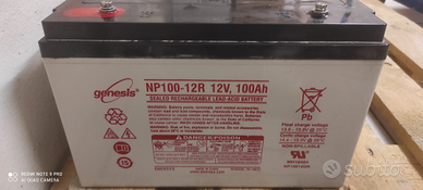 Batteria Genesis NP100-12R 12V 100Ah sigillata