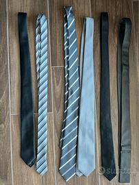 Set di 6 cravatte sartoriali