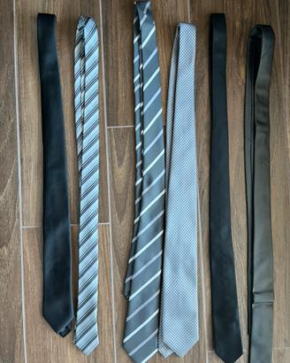 Set di 6 cravatte sartoriali