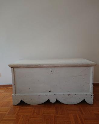 CASSAPANCA D'EPOCA in LEGNO MASSELLO