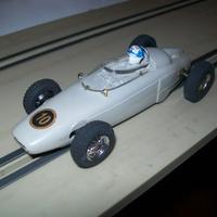 Policar Aps F1 rara grigio pastello slot car 1:32