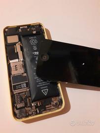 Iphone 5C giallo guasto