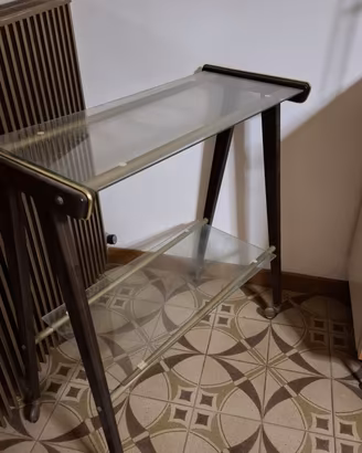 Tavolino vintage anni 50 porta tv