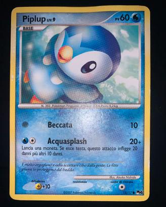 Piplup Lv.9 illus. Atsuko Nishida (POP6 15/17) ITA