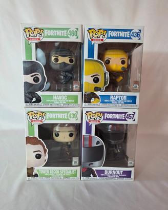 Lotto 4 Funko Pop Fortnite originali bundle