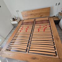 Letto completamente in rovere marchio Conarte 