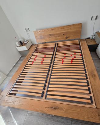 Letto completamente in rovere marchio Conarte 