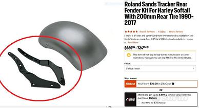 Fenders ROLAND SANDS per Harley Davidson Softlail