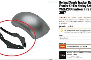 Fenders ROLAND SANDS per Harley Davidson Softlail