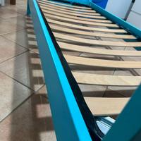 Lettino cameretta più rete completo di materasso