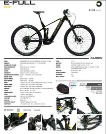 E-Bike motorizzata BOSH misura M
