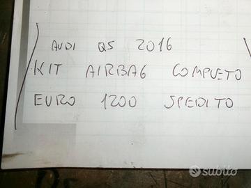 Kit airbag audi q5 2016