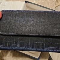 BORSA POCHETTE SOFFICE SOGNO GALASSIA BLU