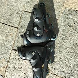 Coppia roller uomo e donna