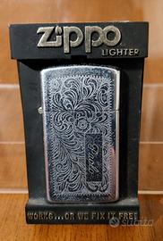 Accendino zippo slim venetian serigrafia nom Paolo