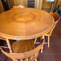 Tavolo cucina o salone con 4 sedie
