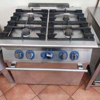 Cucina 4 fuochi + forno a gas Electrolux
